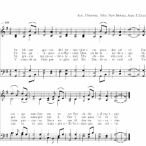 Partitura Himno Sublime Gracia