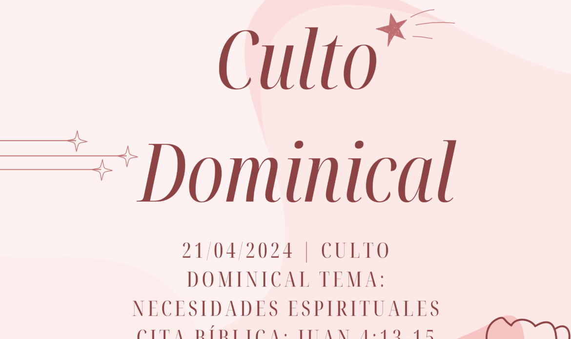 Eventos : Culto Dominical